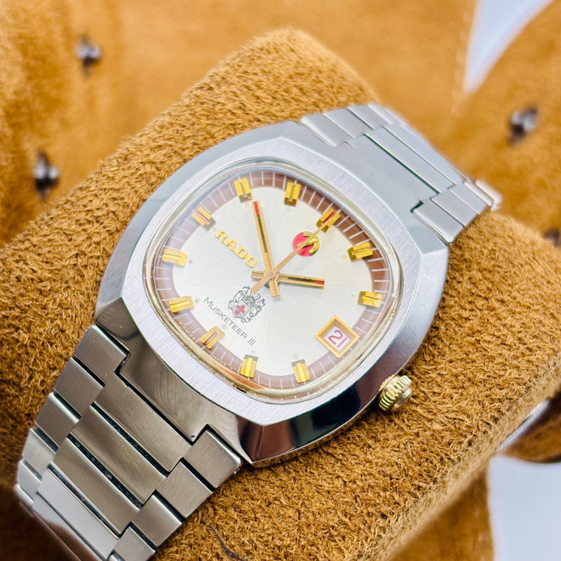 Rado Rado - Musketeer III - No reserve price - 633.3042.4 - Men - 1975 vintage watch - image 4
