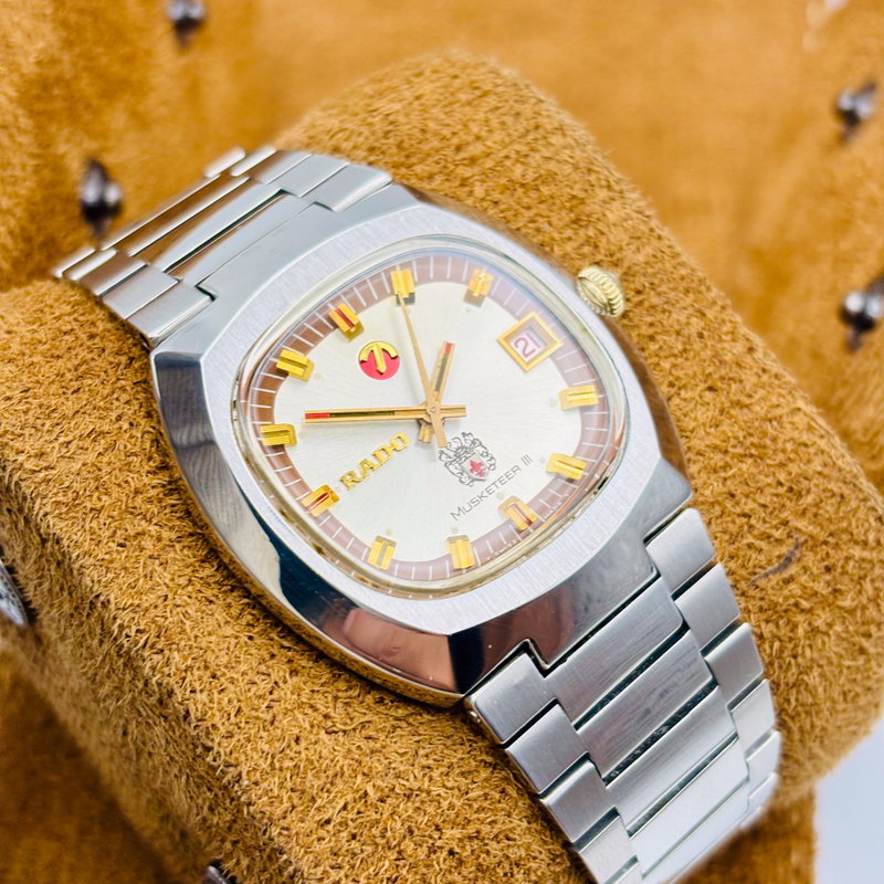 Rado Rado - Musketeer III - No reserve price - 633.3042.4 - Men - 1975 vintage watch - image 5