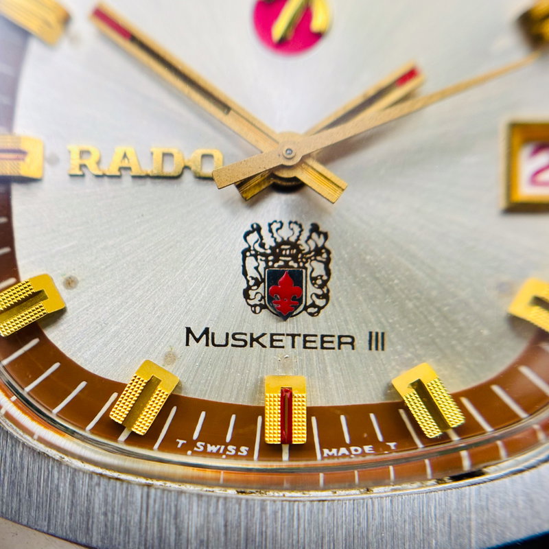 Rado Rado - Musketeer III - No reserve price - 633.3042.4 - Men - 1975 vintage watch - image 6