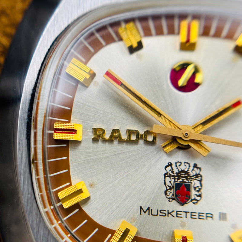 Rado Rado - Musketeer III - No reserve price - 633.3042.4 - Men - 1975 vintage watch - image 9