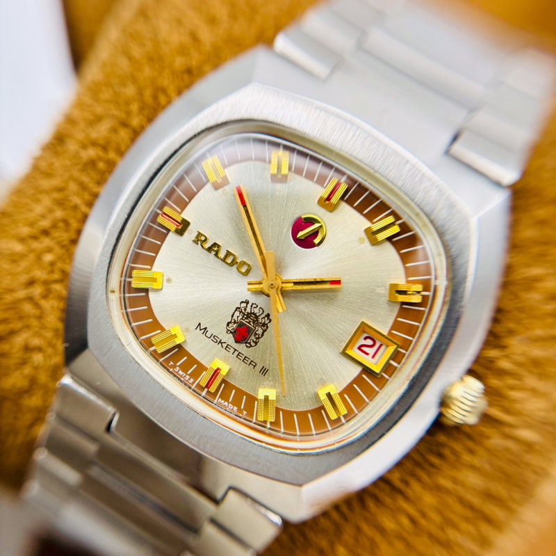Rado Rado - Musketeer III - No reserve price - 633.3042.4 - Men - 1975 vintage watch - image 10