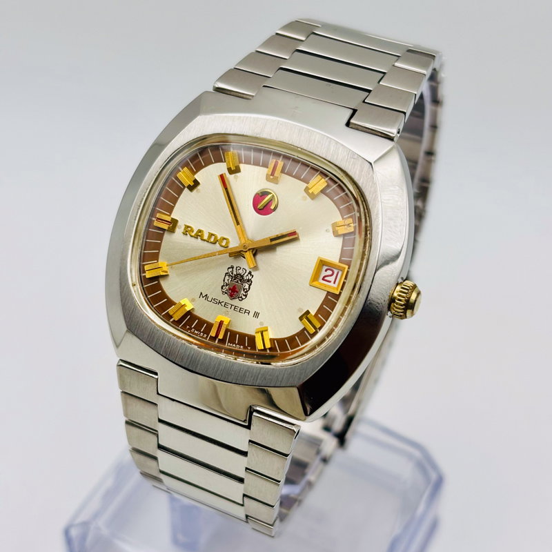 Rado Rado - Musketeer III - No reserve price - 633.3042.4 - Men - 1975 vintage watch - image 20