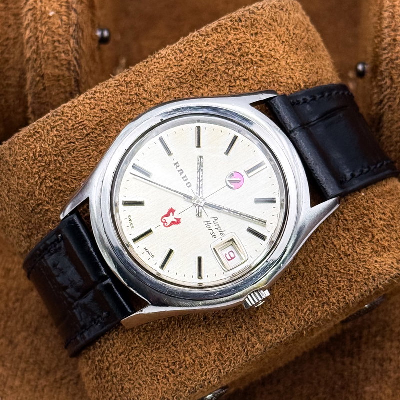 Rado Rado - Purple Horse - No Reserve Price - 11794-1 - Men - 1972 vintage watch - image 6