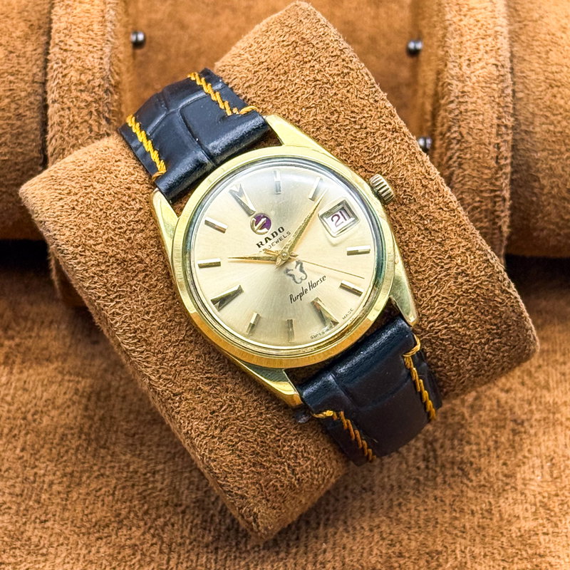 Rado Rado - Purple Horse - No reserve price - 11716 - Men - 1970-1979 vintage watch - image 9