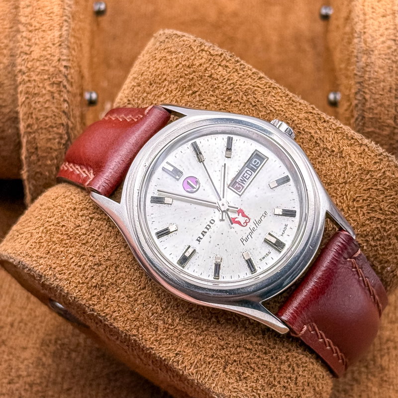 Rado Rado - Purple Horse - No reserve price - 11796 - Men - 1970 vintage watch - image 15