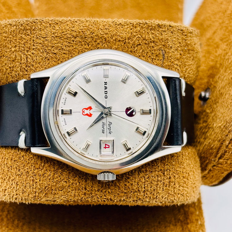 Rado Rado - Purple Horse - No reserve price - 11794 - Men - 1960-1969 vintage watch - image 4