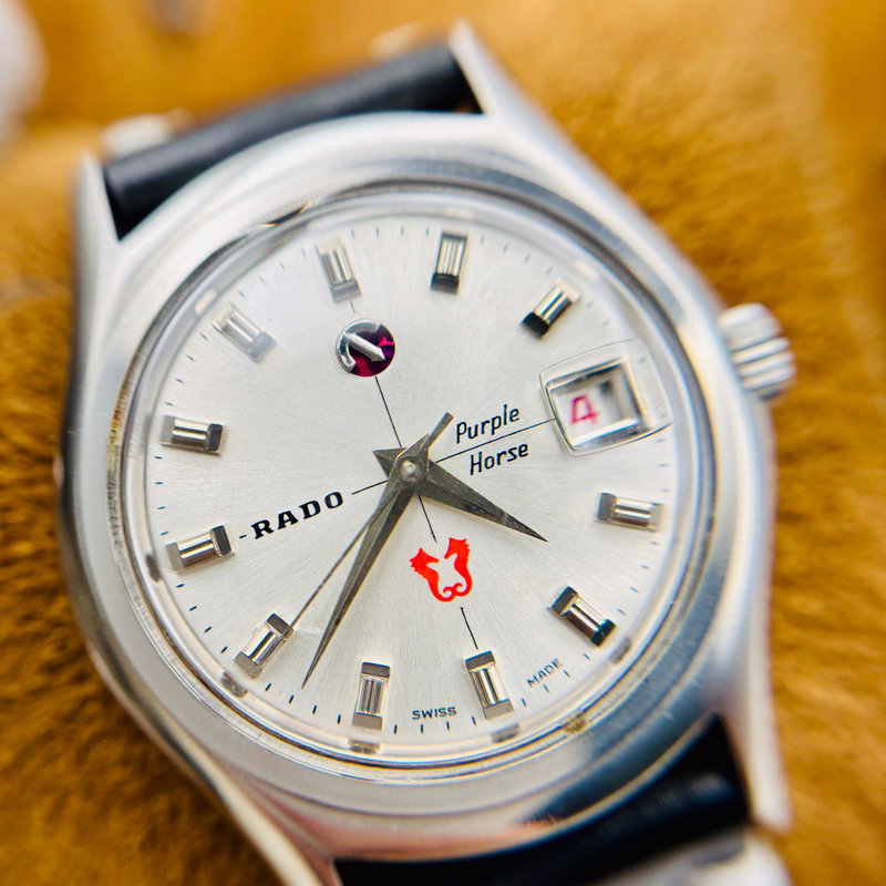 Rado Rado - Purple Horse - No reserve price - 11794 - Men - 1960-1969 vintage watch - image 12