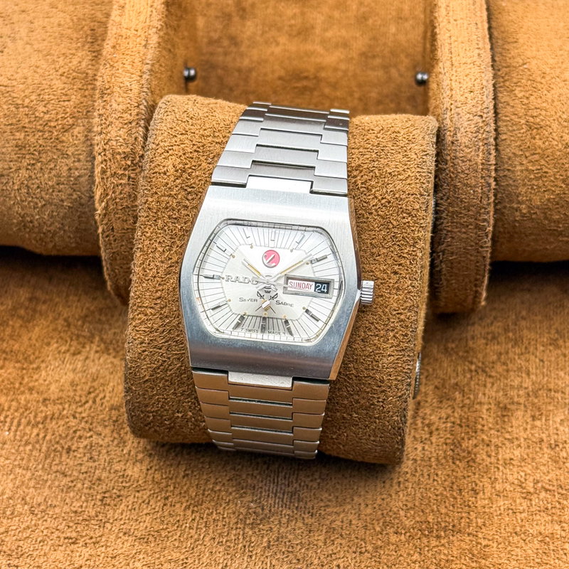 Rado Rado - Silver Sabre - Zonder minimumprijs - 11972 - Heren - 1974 vintage watch - image 11
