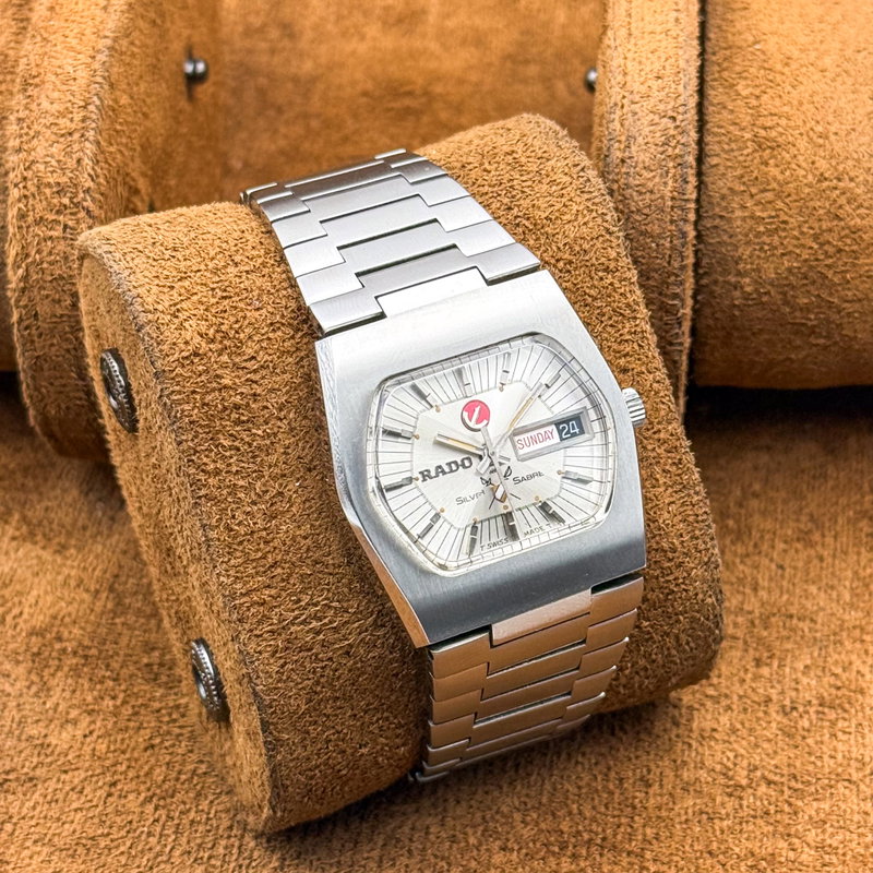 Rado Rado - Silver Sabre - Zonder minimumprijs - 11972 - Heren - 1974 vintage watch - image 13