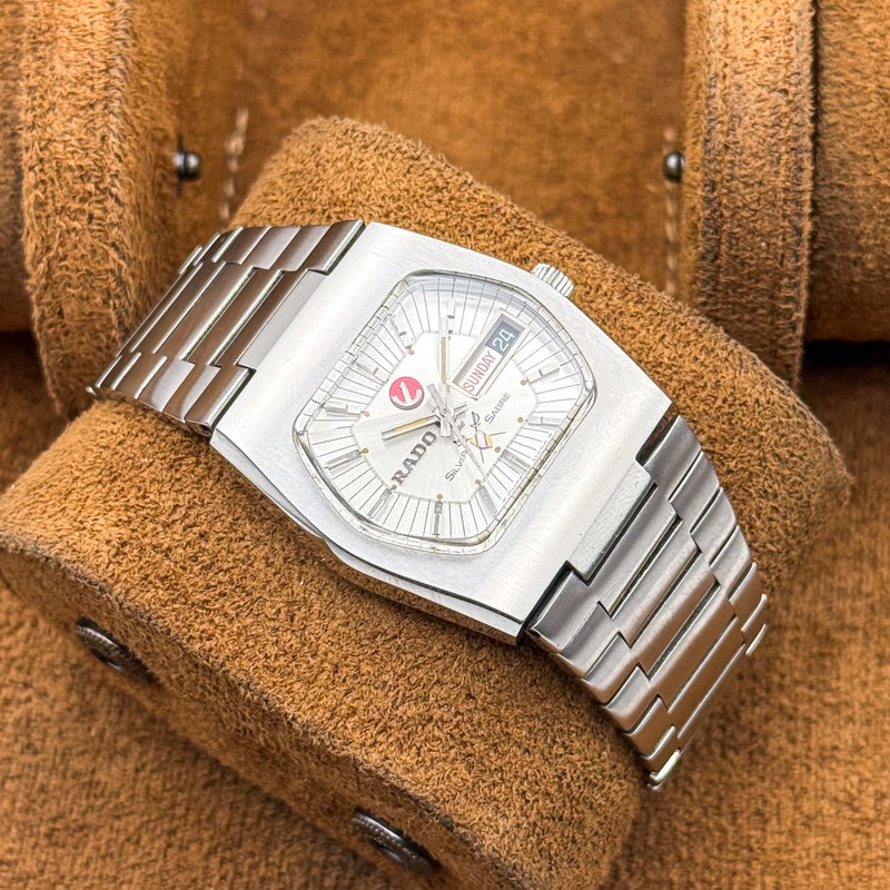 Rado Rado - Silver Sabre - Zonder minimumprijs - 11972 - Heren - 1974 vintage watch - image 14