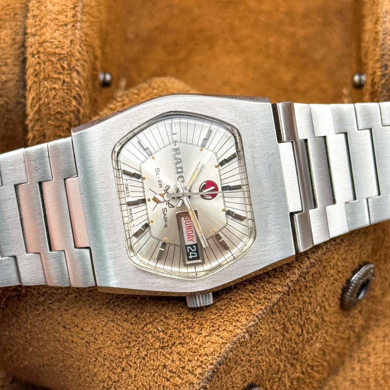 Rado Rado - Silver Sabre - Zonder minimumprijs - 11972 - Heren - 1974 vintage watch - image 30