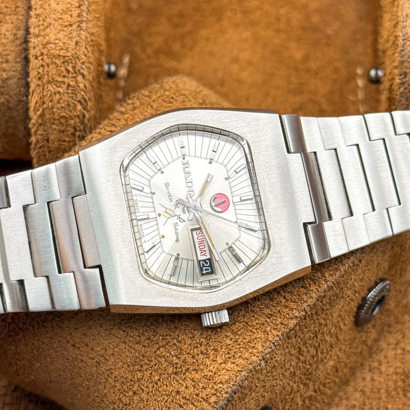 Rado Rado - Silver Sabre - Zonder minimumprijs - 11972 - Heren - 1974 vintage watch - image 31