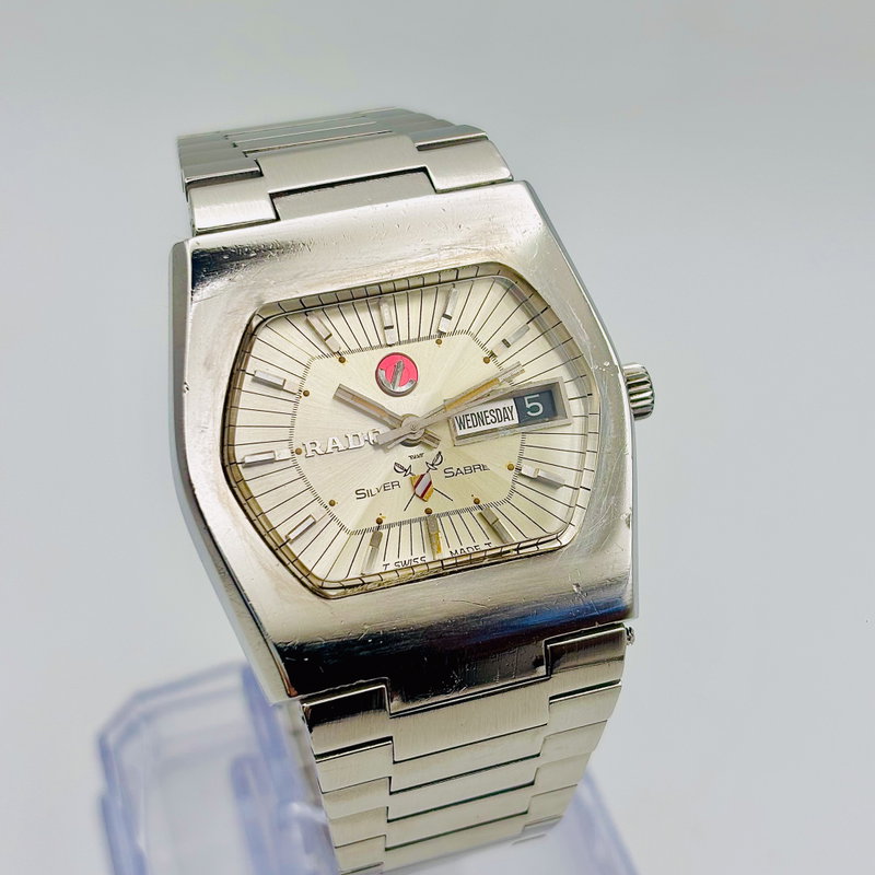 Rado Rado - Silver Sabre - No reserve price - Caliber ETA 2798 - Men - 1970-1979 vintage watch - image 2