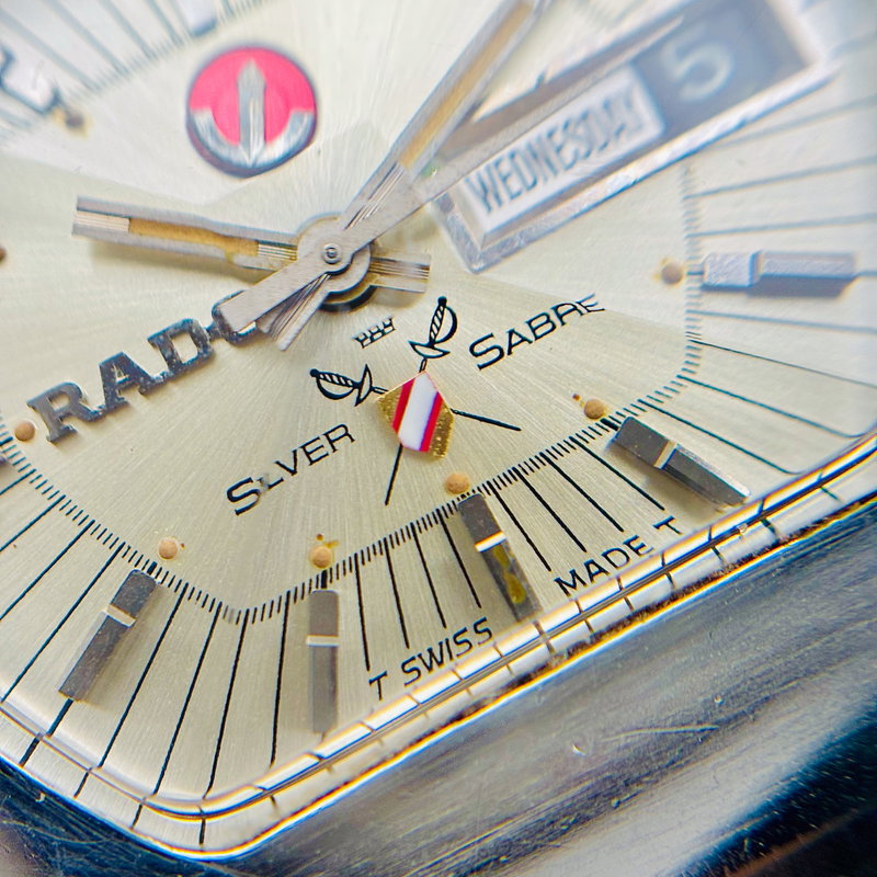 Rado Rado - Silver Sabre - No reserve price - Caliber ETA 2798 - Men - 1970-1979 vintage watch - image 15
