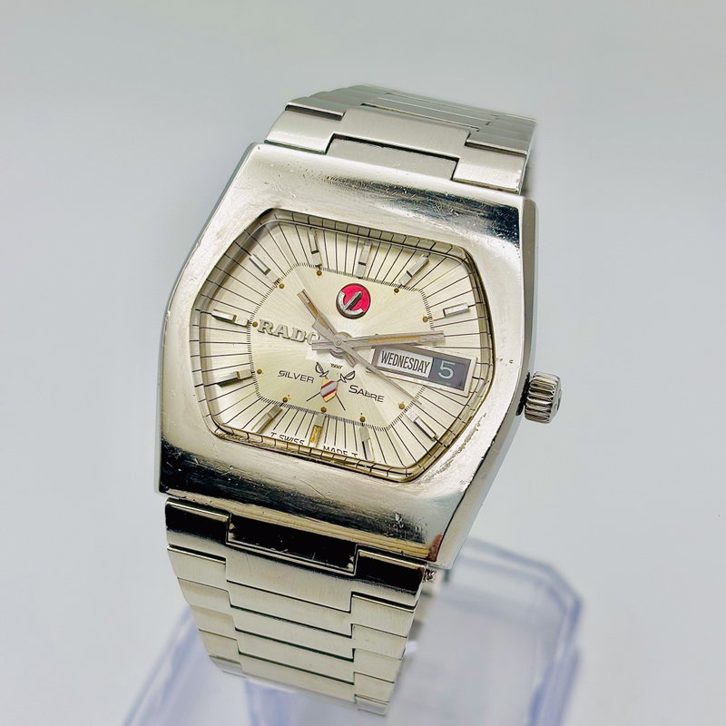 Rado Rado - Silver Sabre - No reserve price - Caliber ETA 2798 - Men - 1970-1979 vintage watch - image 22