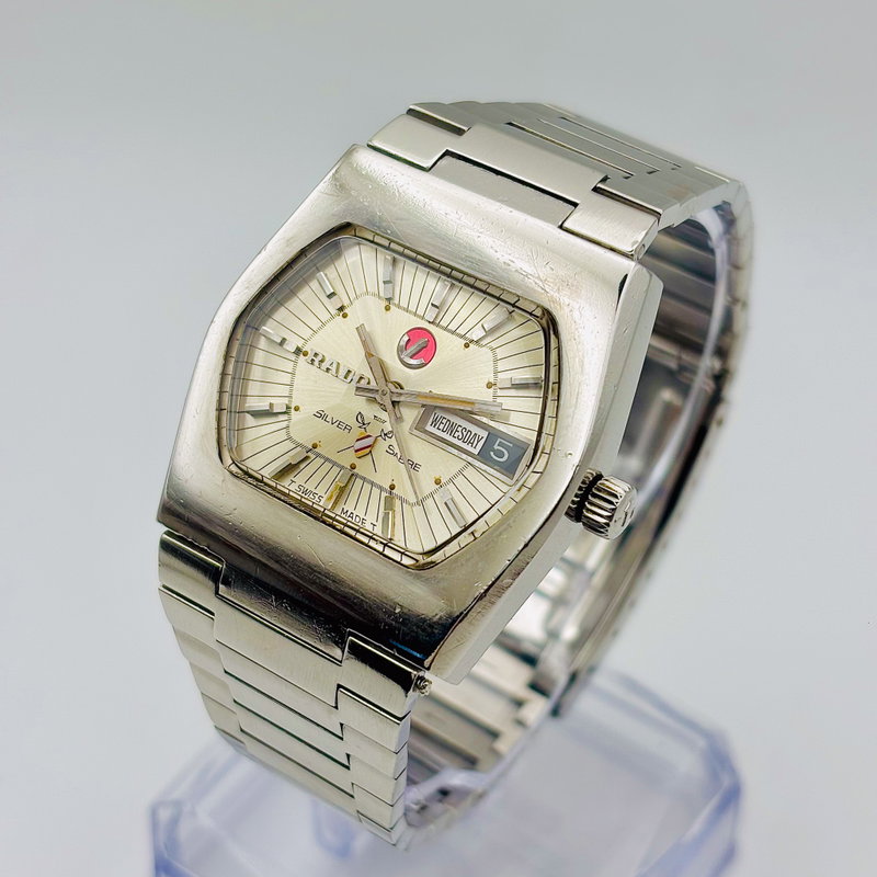 Rado Rado - Silver Sabre - No reserve price - Caliber ETA 2798 - Men - 1970-1979 vintage watch - image 23
