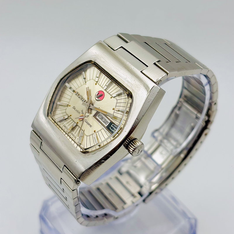 Rado Rado - Silver Sabre - No reserve price - Caliber ETA 2798 - Men - 1970-1979 vintage watch - image 24