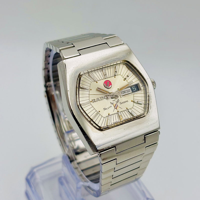 Rado Rado - Silver Sabre - No reserve price - Caliber ETA 2798 - Men - 1970-1979 vintage watch - image 1