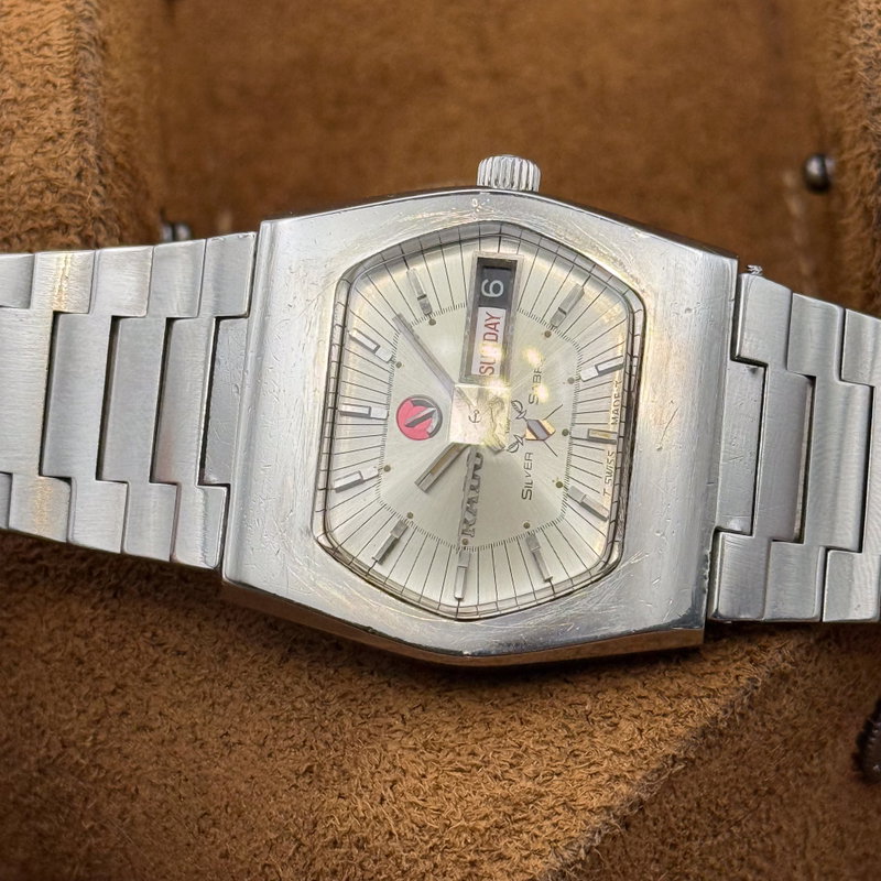 Rado Rado - Silver Sabre - No reserve price - Caliber ETA 2798 - Men - 1970-1979 vintage watch - image 35