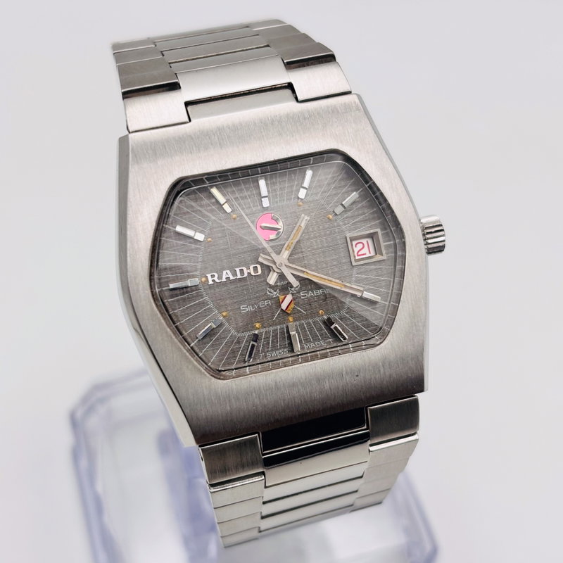 Rado Rado - Silver Sabre - No reserve price - 41690535 - Men - 1970-1979 vintage watch - image 1