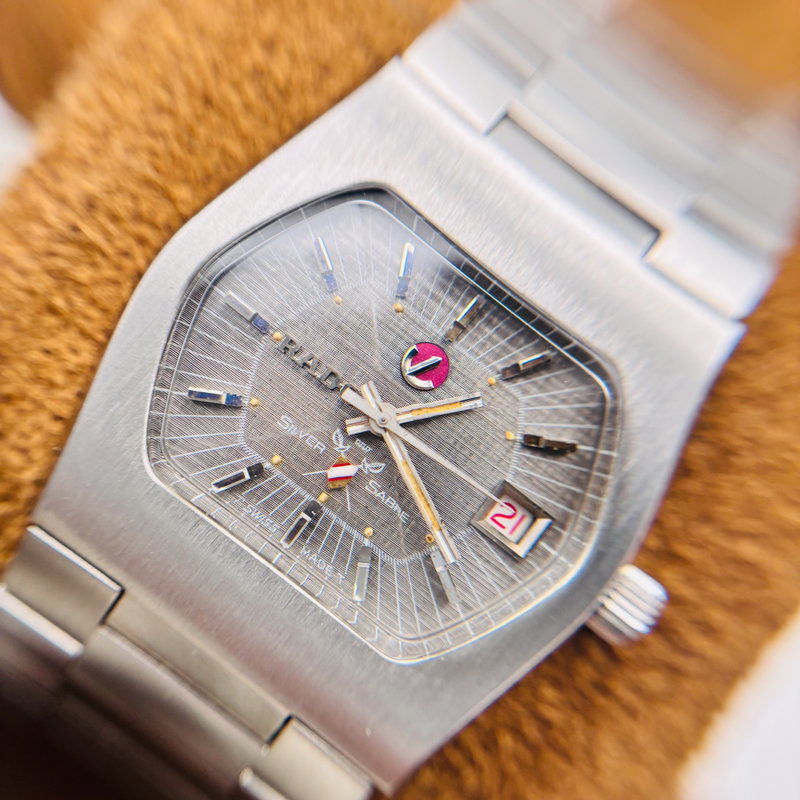 Rado Rado - Silver Sabre - No reserve price - 41690535 - Men - 1970-1979 vintage watch - image 10