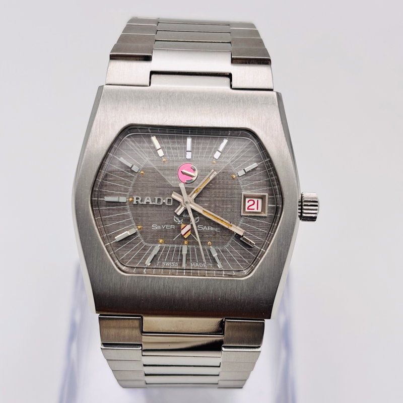 Rado Rado - Silver Sabre - No reserve price - 41690535 - Men - 1970-1979 vintage watch - image 20