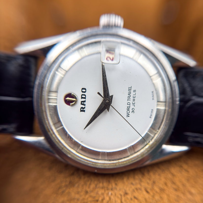 Rado Rado - World Travel - No reserve price - 57411 - Men - 1960-1969  vintage watch - image 21