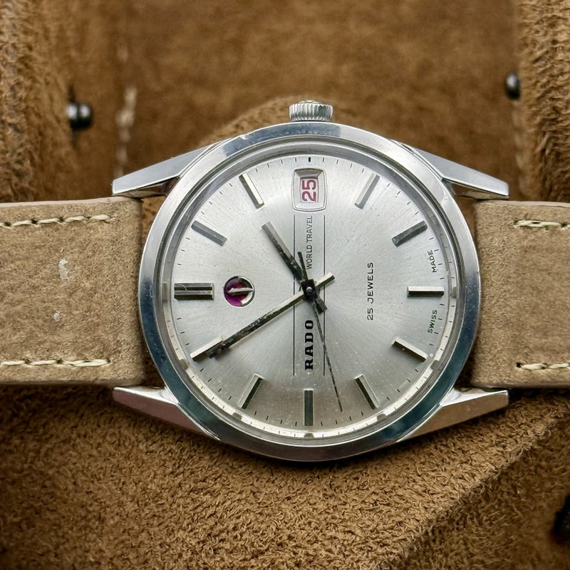Rado Rado - World Travel - No Reserve Price - 11781 - Men - 1970-1979 vintage watch - image 3