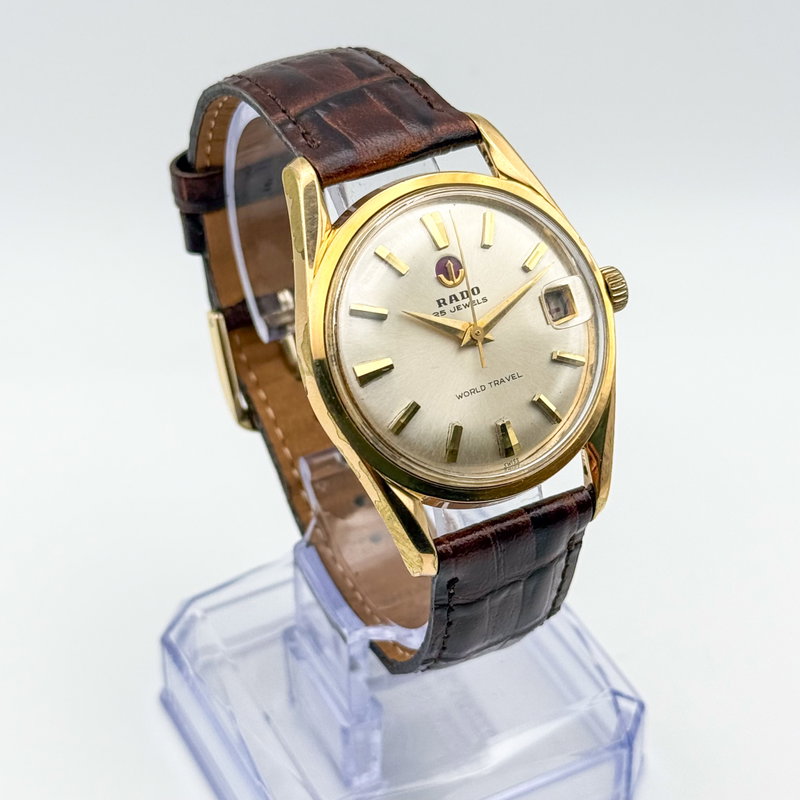 Rado Rado - World Travel - No reserve price - Men - 1960-1969 vintage watch - image 4