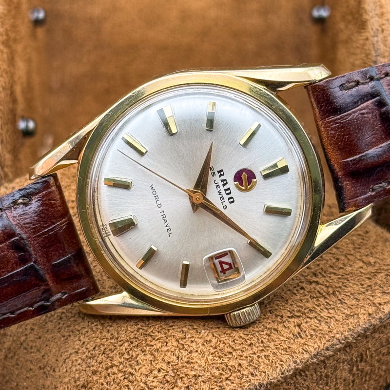 Rado Rado - World Travel - No reserve price - Men - 1960-1969 vintage watch - image 30