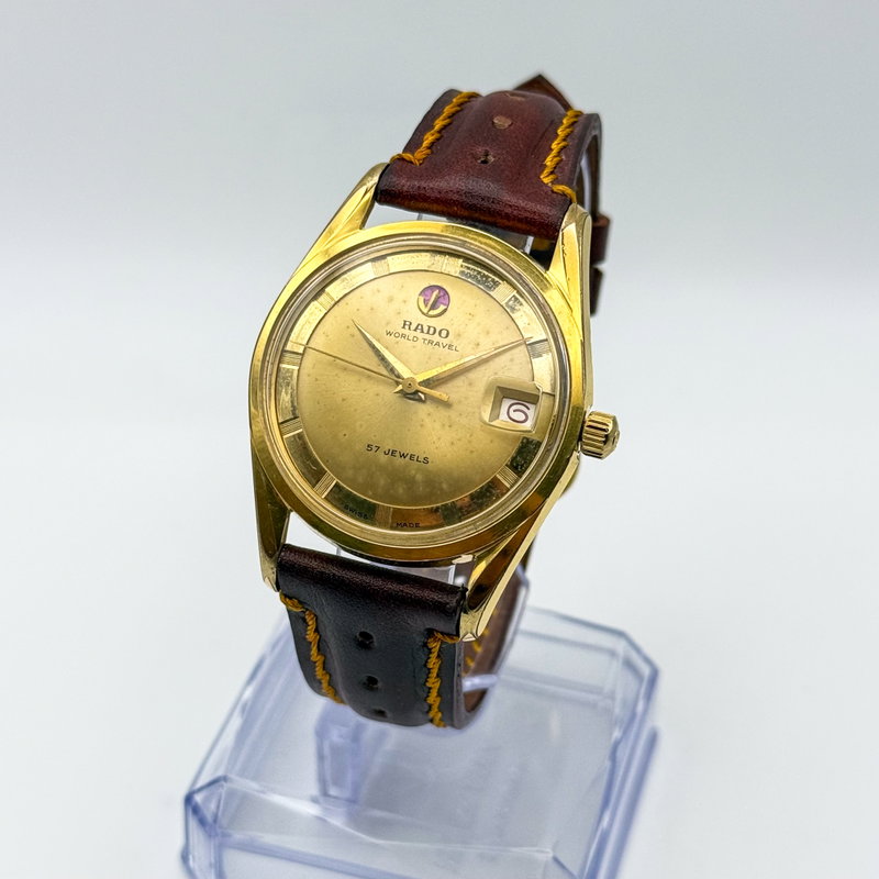 Rado Rado - World Travel - No reserve price - AS 1701 57J - Men - 1960-1969 vintage watch - image 1