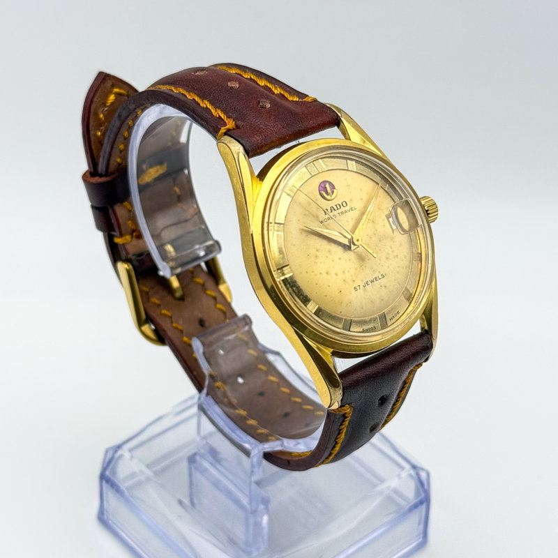 Rado Rado - World Travel - No reserve price - AS 1701 57J - Men - 1960-1969 vintage watch - image 4