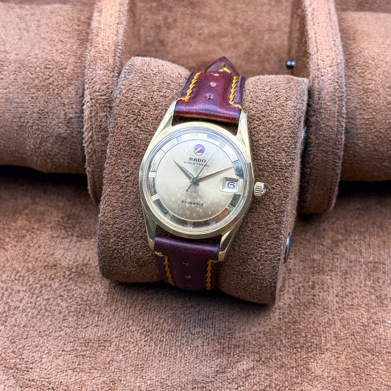 Rado Rado - World Travel - No reserve price - AS 1701 57J - Men - 1960-1969 vintage watch - image 10