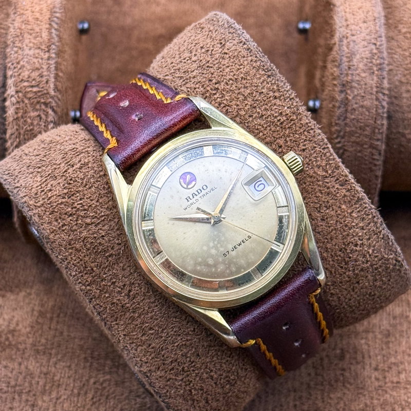 Rado Rado - World Travel - No reserve price - AS 1701 57J - Men - 1960-1969 vintage watch - image 14
