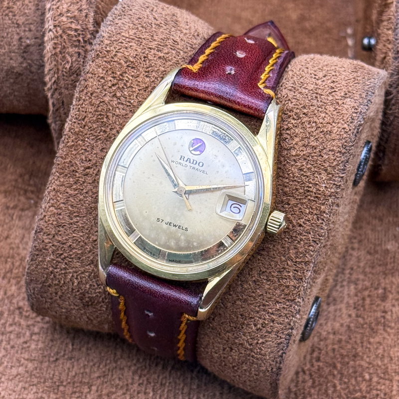 Rado Rado - World Travel - No reserve price - AS 1701 57J - Men - 1960-1969 vintage watch - image 17