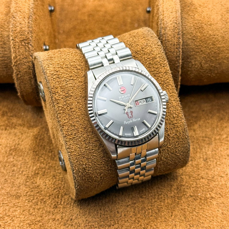 Rado Rado - Purple Horse - No reserve price - 11782/1 - Men - 1970-1979 vintage watch - image 11