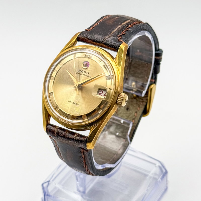 Rado Rado - World Travel - No reserve price - Men - 1960-1969 vintage watch - image 2