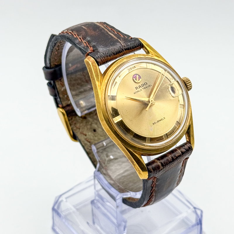 Rado Rado - World Travel - No reserve price - Men - 1960-1969 vintage watch - image 5