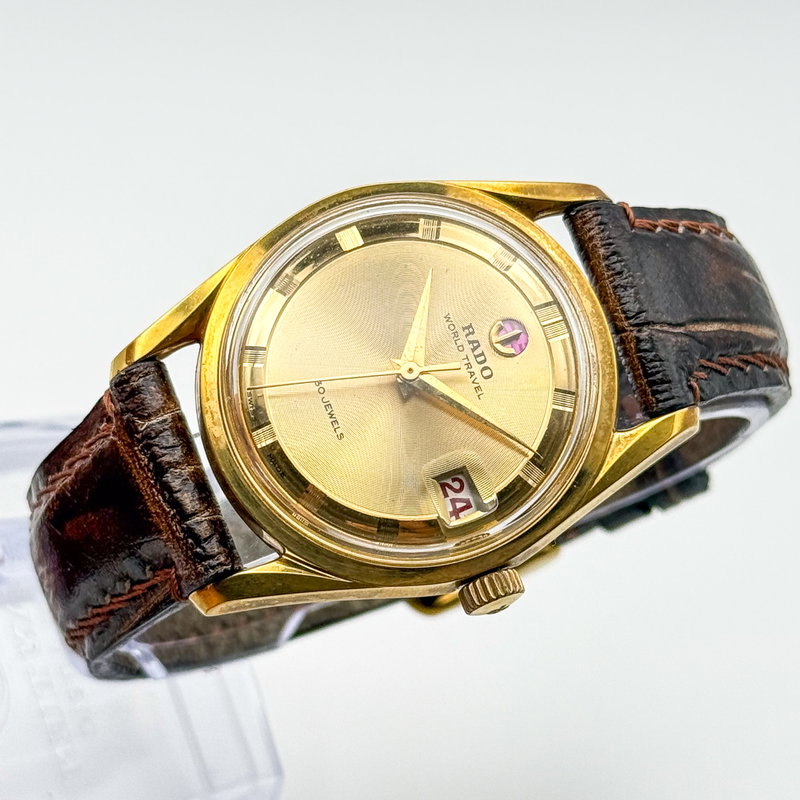 Rado Rado - World Travel - No reserve price - Men - 1960-1969 vintage watch - image 9