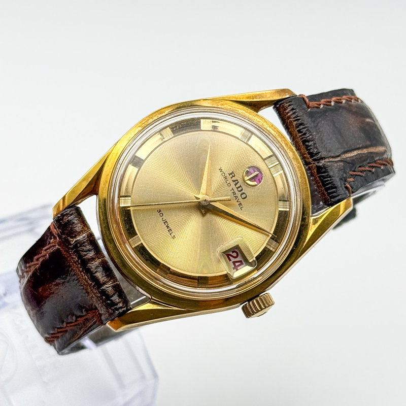 Rado Rado - World Travel - No reserve price - Men - 1960-1969 vintage watch - image 1