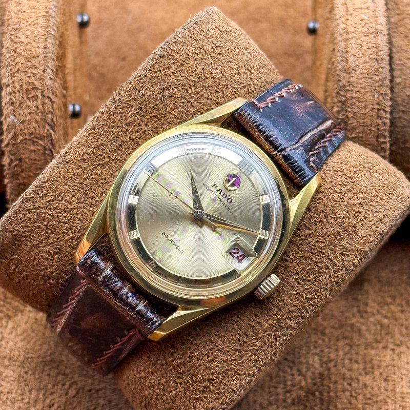 Rado Rado - World Travel - No reserve price - Men - 1960-1969 vintage watch - image 14