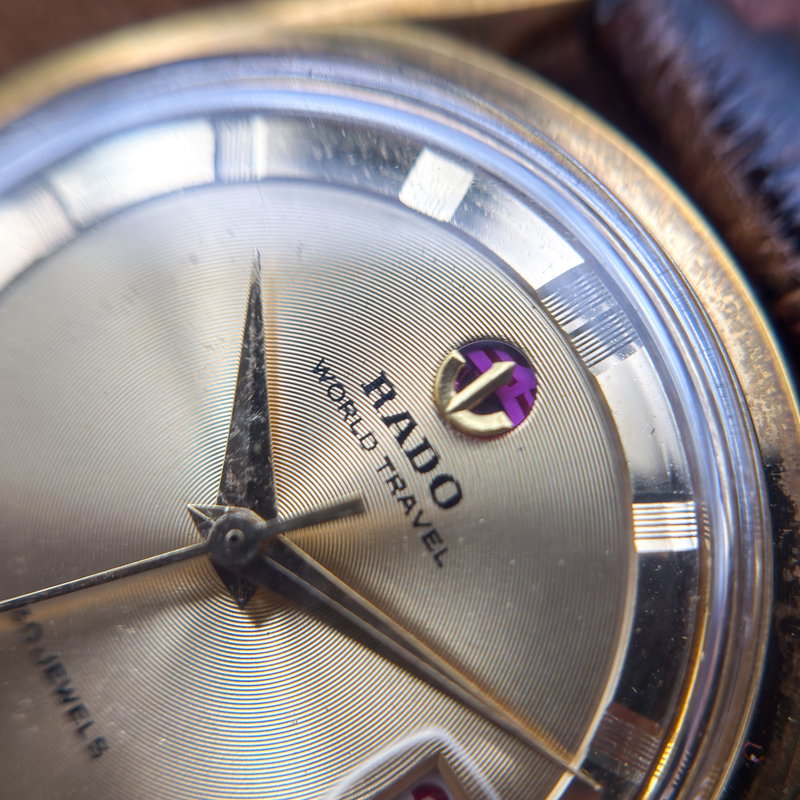 Rado Rado - World Travel - No reserve price - Men - 1960-1969 vintage watch - image 19