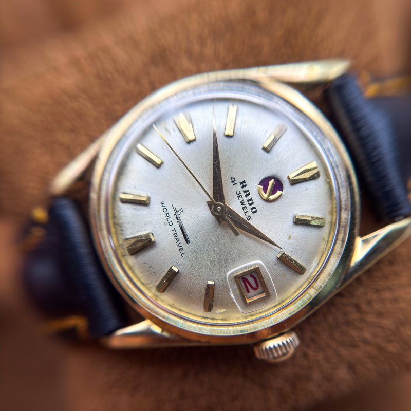 Rado Rado - World Travel - No reserve price - 343942 - Men - 1970-1979  vintage watch - image 17