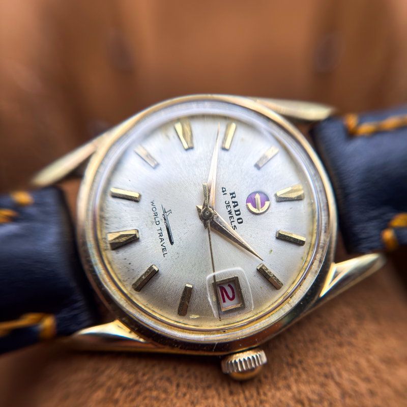 Rado Rado - World Travel - No reserve price - 343942 - Men - 1970-1979  vintage watch - image 23