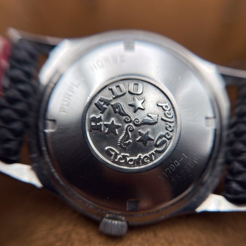 Rado Rado - Purple Horse - No reserve price - 11794-1 - Men - 1968 vintage watch - image 25