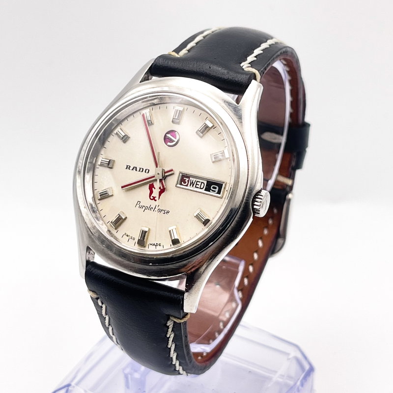 Rado Rado - Purple Horse - No reserve price - 11976 - Men - 1970-1979 vintage watch - image 4