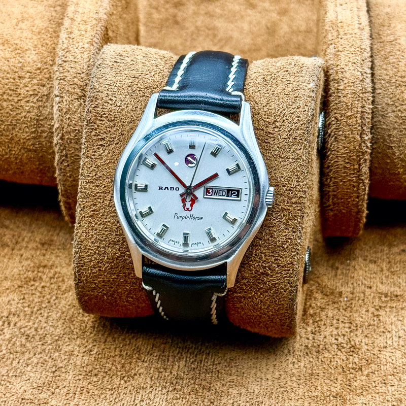 Rado Rado - Purple Horse - No reserve price - 11976 - Men - 1970-1979 vintage watch - image 10