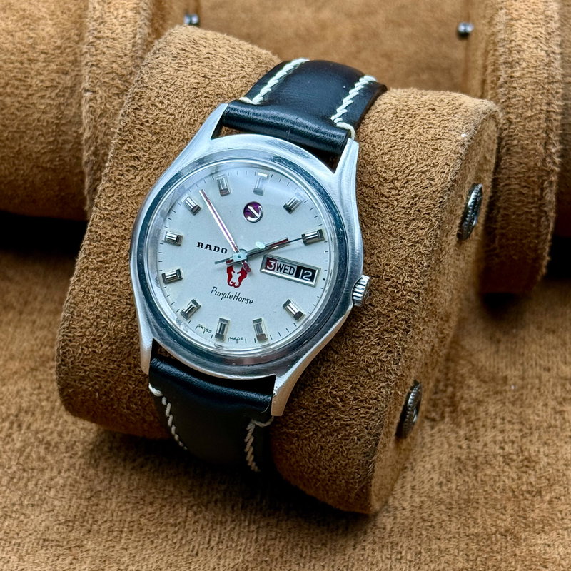 Rado Rado - Purple Horse - No reserve price - 11976 - Men - 1970-1979 vintage watch - image 11