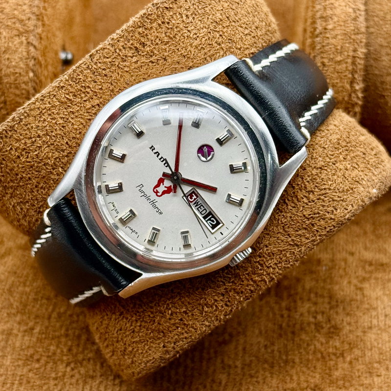 Rado Rado - Purple Horse - No reserve price - 11976 - Men - 1970-1979 vintage watch - image 12