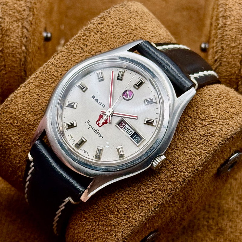 Rado Rado - Purple Horse - No reserve price - 11976 - Men - 1970-1979 vintage watch - image 17
